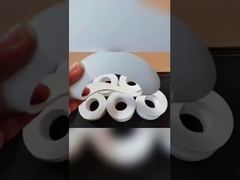 ASME B16.21 Μη μεταλλικό PTFE επίπεδης συμπίεσης λευκό χρώμα για πλάκες φλέγγες σωλήνων