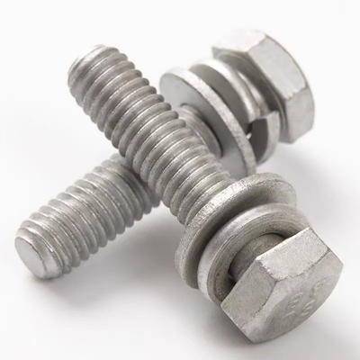 Αγορά GB 9074.24 GB 9074.26 Γκρι Hex Head Bolts και Plain Washers Spring Washers Assemblies με Daromet Finish online manufacture