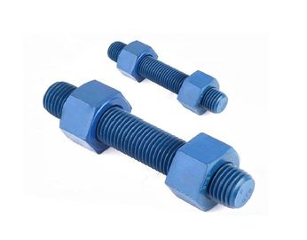 Αγορά PTFE SS 304 316 διπλό τελειωμένο μπουλόνι, πλήρες μπουλόνι στηριγμάτων νημάτων με το καρύδι online manufacture