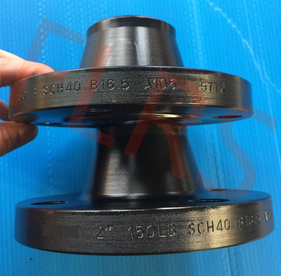 Σφυρηλατημένο αυξημένο φλάντζα πρόσωπο ASME B16.5/en1092-1 λαιμών συγκόλλησης χάλυβα άνθρακα