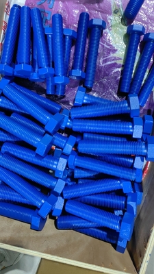ASTM A325 ΤΥΠΟΣ 1 ΠΕΤΦΕ επίστρωση έξαπλου κεφαλιού βρόγχος Πρότυπο ISO4014/ISO 4017