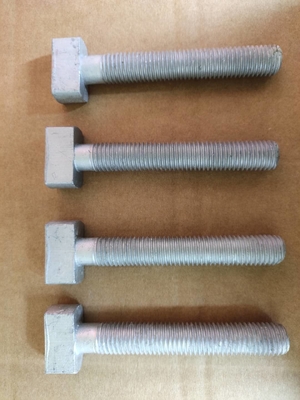 Προσαρμοσμένο υλικό T Head Bolt Grade 4.8 Hot Dip Galvanized
