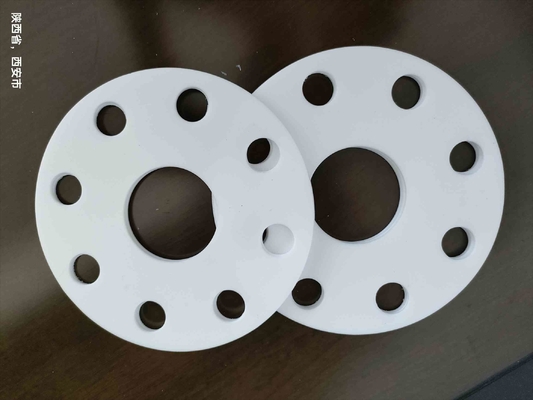 ASME B16.21 Μη μεταλλικό PTFE επίπεδης συμπίεσης λευκό χρώμα για πλάκες φλέγγες σωλήνων