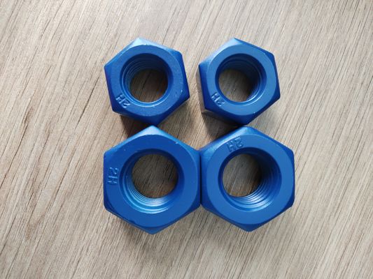 Heavy Hexagon Nuts Made of A194 2H with Blue PTFE Coating