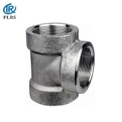 ASME γαλβανισμένο B16.11 3000LB πέρασε κλωστή στο ίσο γράμμα Τ