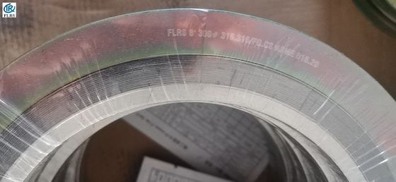 Αυξημένο στόλισμα πληγών προσώπου SS304 ASME B16.20 σπειροειδές